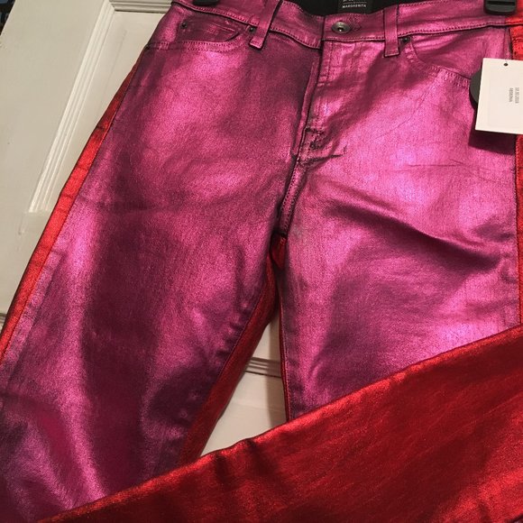 Splendid X Margherita Missoni Metallic Pants BNWT - Picture 3 of 8